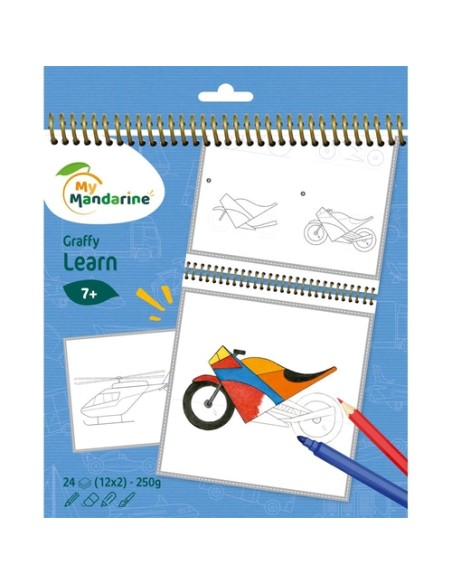 BLOC CLAIR. MANDARINE MED.TRANSP.