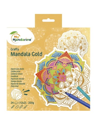 BLOC MANDALA CLAIR. GRAFFY MAND. DORADO