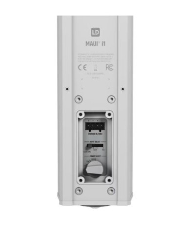 LD SYSTEMS INTEGRATION SERIE MAUI (LDMAUII1W) PASSIVE INDOOR/OUTDOOR INSTALLATION COLUMN LOUDSPEAKER, WHITE WARRANTY 5 YEARS (PU
