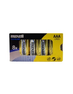 PILAS ALCALINA MAXELL LR03 C/8 - Pack de 36 unidades
