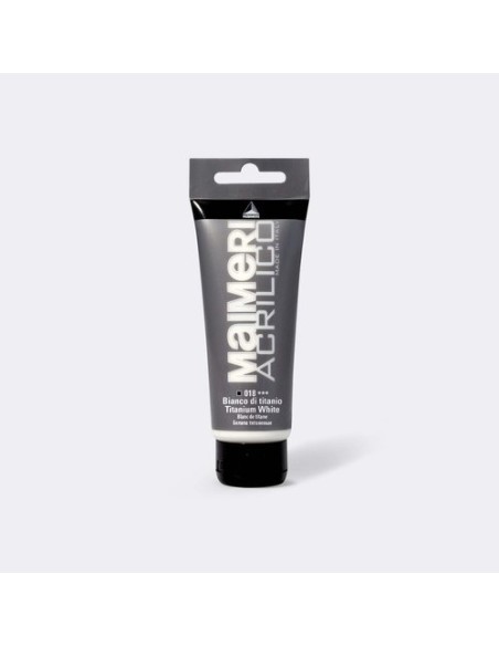 PINTURA ACRIL.MAIMERI 75 ml BLANCO T. - Pack de 3 unidades
