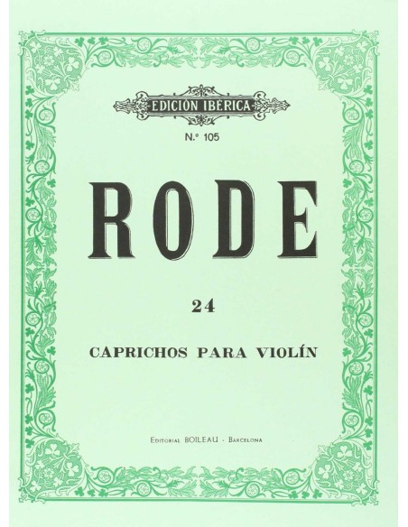 24 Caprichos violin