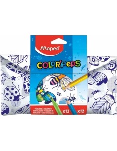 PORTATODO MAPED POUCH CON CONTENIDO