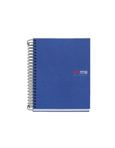 BLOC MR NB-6 mic.PP A6 150h CD.5 AZUL - Pack de 5 unidades