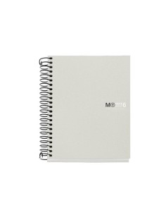 BLOC MR NB-6 mic.PP A6 150h CD.5 GRIS - Pack de 5 unidades