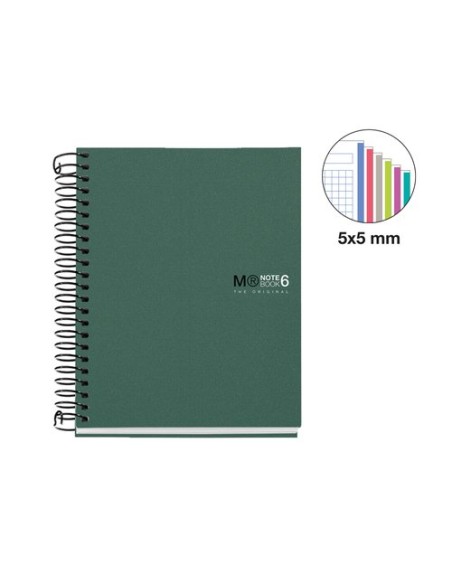 BLOC MR NB-6 mic.PP A6 150h CD.5 KAKI - Pack de 5 unidades