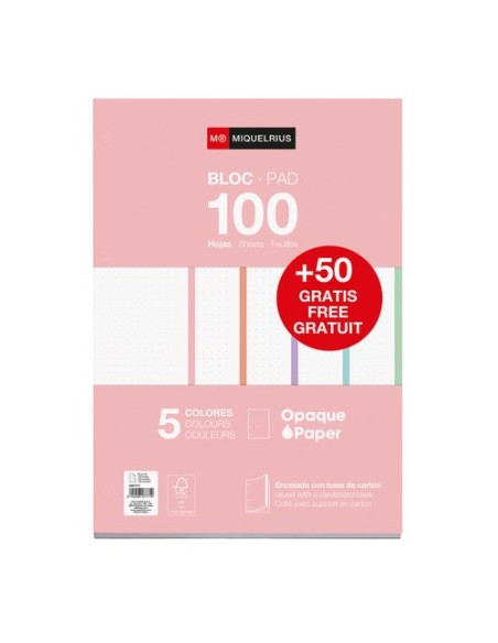 RECAMBIO MR NB-5 A4 150h 4 TAL. DOTS PAS