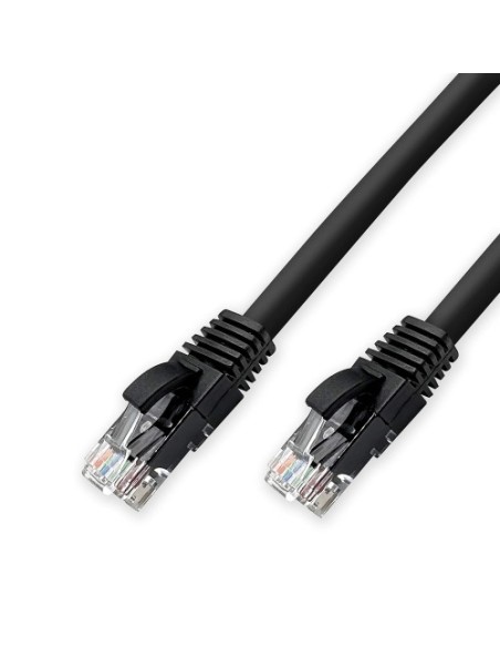 EWENT CABLE CAT.6 U/UTP, CCA, AWG24/1 LSZH NEGRO 3M