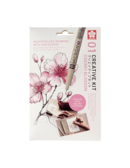 SET CREATIVO SAKURA ART KIT FLOR DE CERE