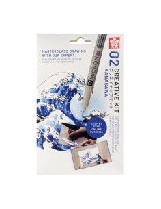 SET CREATIVO SAKURA ART KIT KANAGAWA