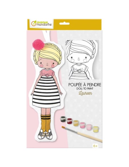 KIT MANU. MUÑECA PARA PINTAR LAUREEN
