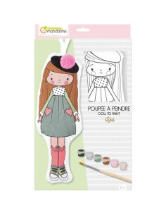 KIT MANU. MUÑECA PARA PINTAR LISA