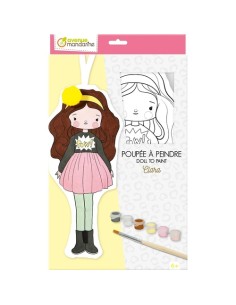 KIT MANU. MUÑECA PARA PINTAR CLARA