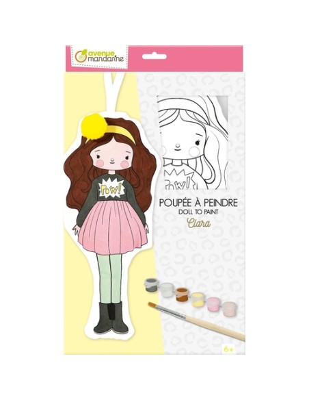 KIT MANU. MUÑECA PARA PINTAR CLARA