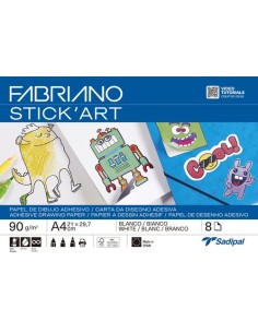 LAMINAS DIBUJO FABRIANO ADH. A4 BLANCO P