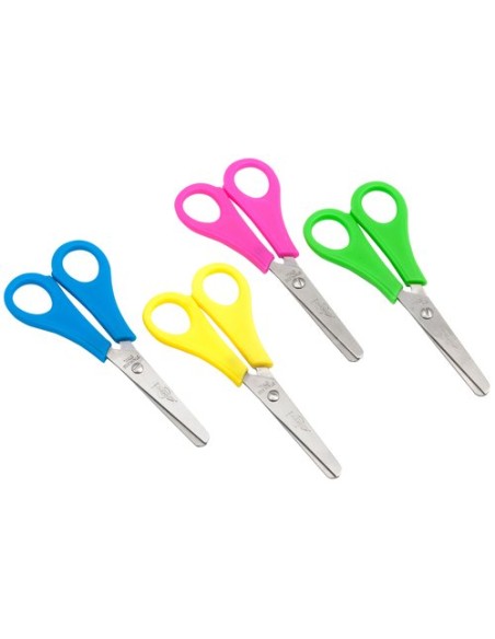 TIJERAS ESCOLARES FAIBO 135MM BOLSA TE13