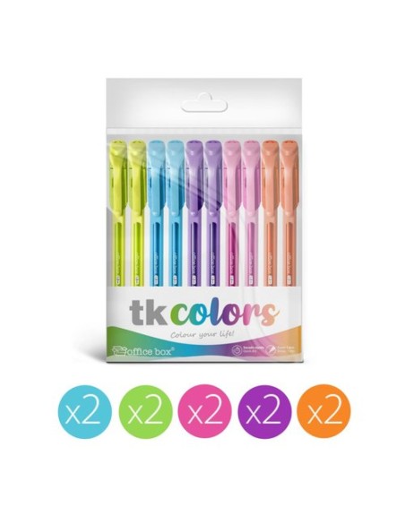 BOLIG.OF.BOX TK COLOR B.10 SURT. - Pack de 10 unidades