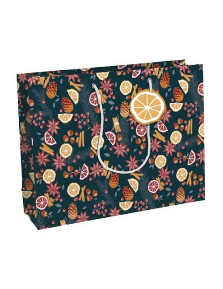 BOLSA PAPEL KRAFT  37x27 CITRICOS P/6