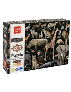 PUZZLE EDUCATIVO APLI SABANA 200pz.