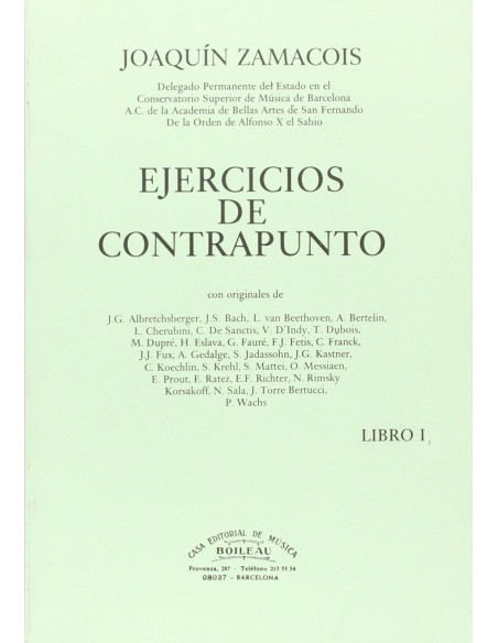 Ejercicios de contrapunto