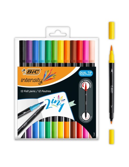 989695 rotulador para colorear Negro, Azul, Marrón, Verde, Azul claro, Verde claro, Naranja, Rosa, Púrpura, Rojo, Violeta, Amari