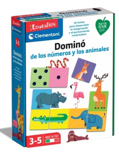 DOMINO DE NUMEROS Y ANIMALES