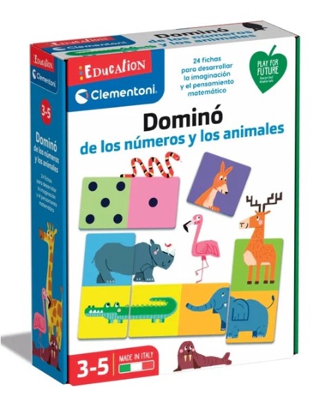 DOMINO DE NUMEROS Y ANIMALES
