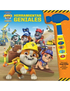 HERRAMIENTAS GENIALES LIBRO CON MARTILLO SONORO RUBBLE PATRULLA CANINA