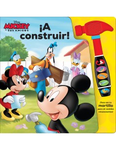 A CONSTRUIR LIBRO CON MARTILLO SONORO MICKEY