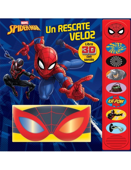 UN RESCATE VELOZ LIBRO 3D CON SONIDO SPIDERMAN