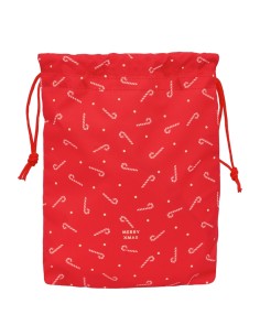 SAQUITO PLANO CARAMELOS MERRY XMAS 26x34x1cm