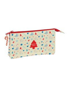 PORTATODO TRIPLE ICONOS MERRY XMAS 22x12x3cm