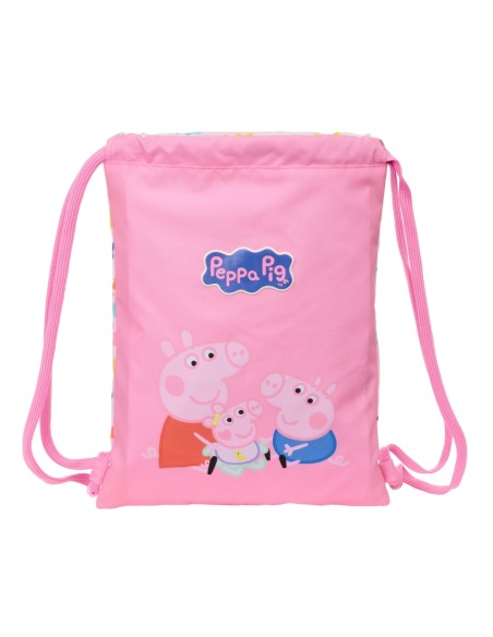 SACO PLANO JUNIOR PEPPA PIG BABY PIG 26x34x1cm
