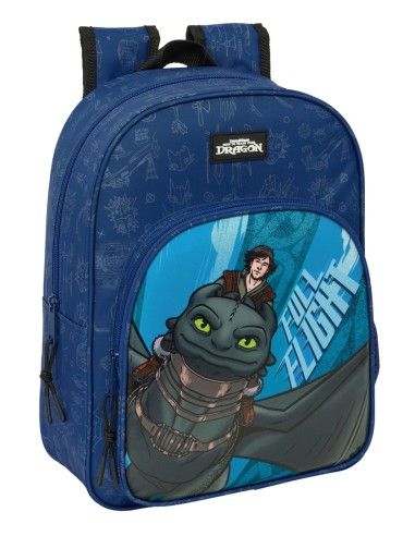 MOCHILA INFANTIL ADAPTABLE CARRO COMO ENTRENAR A TU DRAGON 26x34x11cm