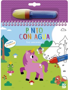 PINTO CON AGUA LOS UNICORNIOS