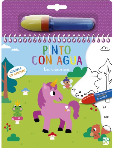 PINTO CON AGUA LOS UNICORNIOS