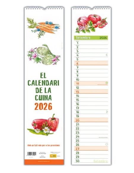 2026Calendari de la cuina