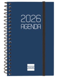 AGENDA ANUAL ESPIRAL 2026 OPAQUE E3 SVH AZUL