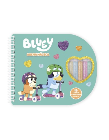 BLUEY ARENA MAGICA LIBRETA ESPIRAL