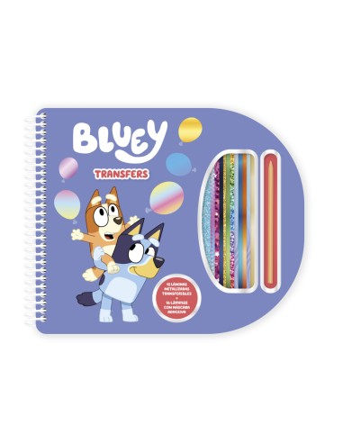 BLUEY TRANSFERS LIBRETA ESPIRAL