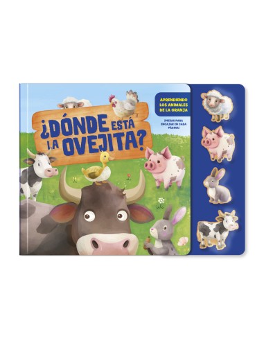 DONDE ESTA LA OVEJITA PIEZAS DE MADERA