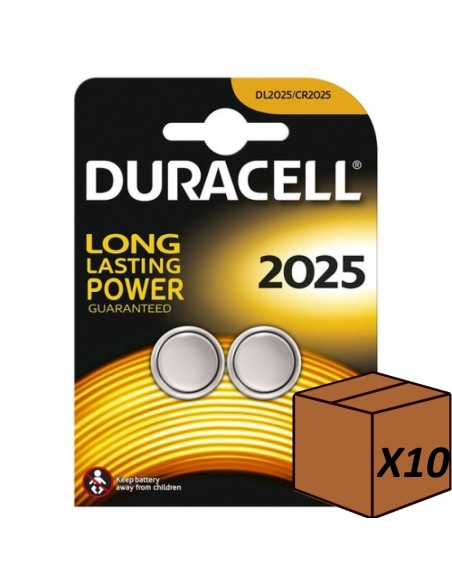 C 10 BLISTER 2 PILA DE BOTON DURACELL CR2025
