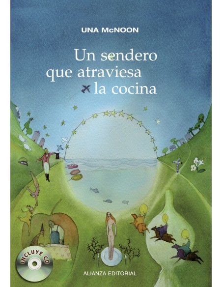 Un sendero que atraviesa la cocina