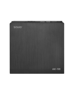 AK-59 External slim CD/DVD Recorder R/RW - USB-C/USB-A black unidad de disco óptico DVD±RW Negro