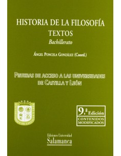 Historia filosofiatextosacceso a universidades Castilla y Leon