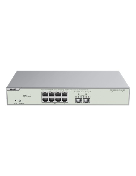 RG-NBS3300-8MG2XS-P switch Gestionado L2 Energía sobre Ethernet (PoE) Gris