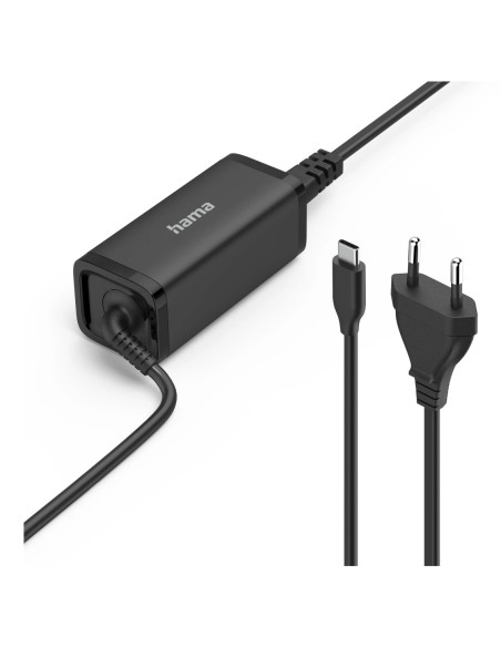 00200023 adaptador e inversor de corriente Interior 65 W Negro