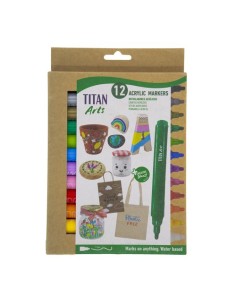 ROTUL.ACRILICO TITAN CAJA 12 - Pack de 6 unidades