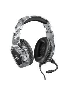 GXT 488 Forze PS4 Auriculares Alámbrico Diadema Juego Negro, Gris