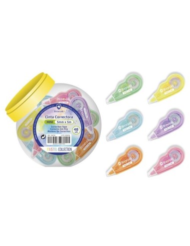 CORRECTOR CINTA BISMARK MINI 5x5m - Pack de 48 unidades